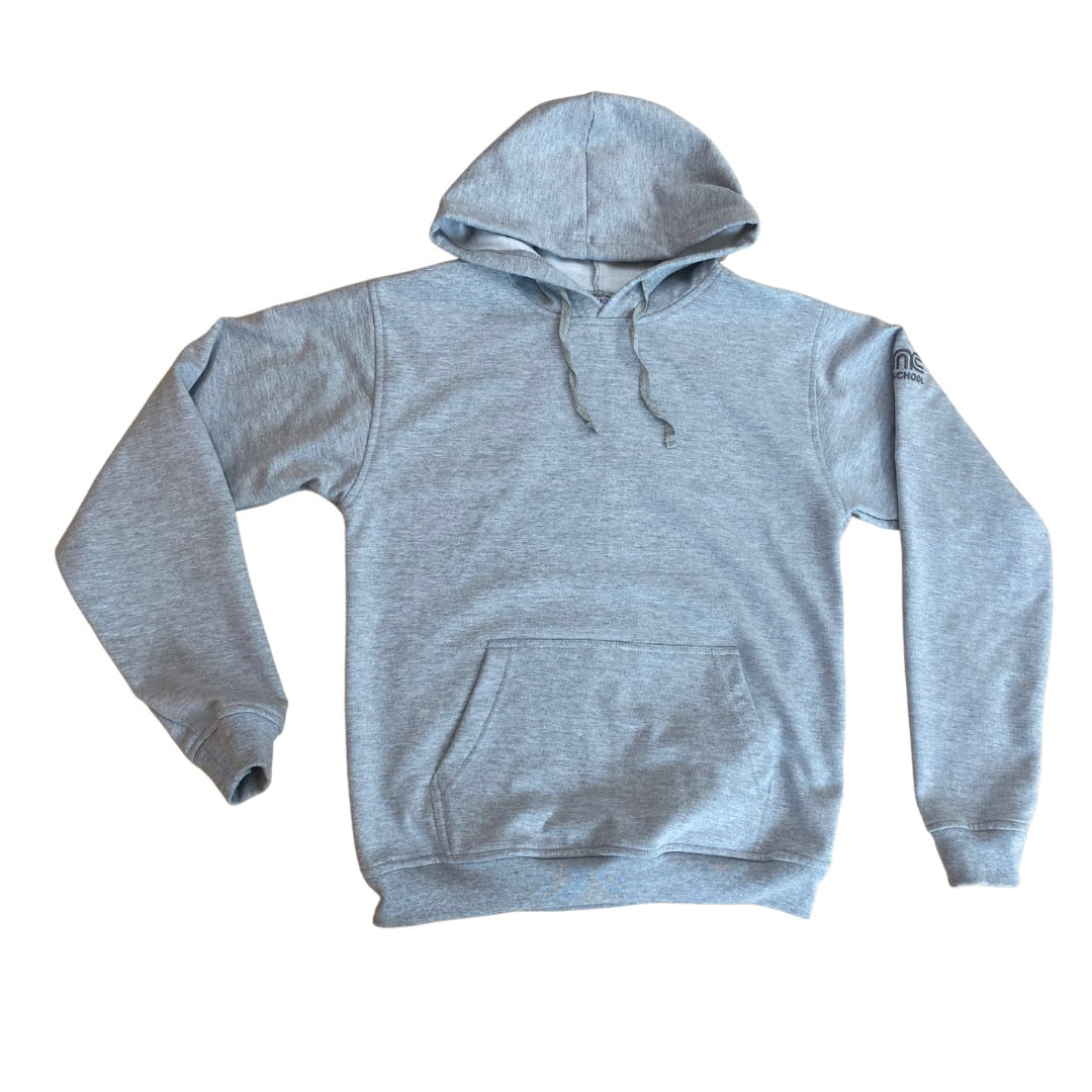 CCPEC GREY FLEECE SWEATSHIRT WITH HAT 